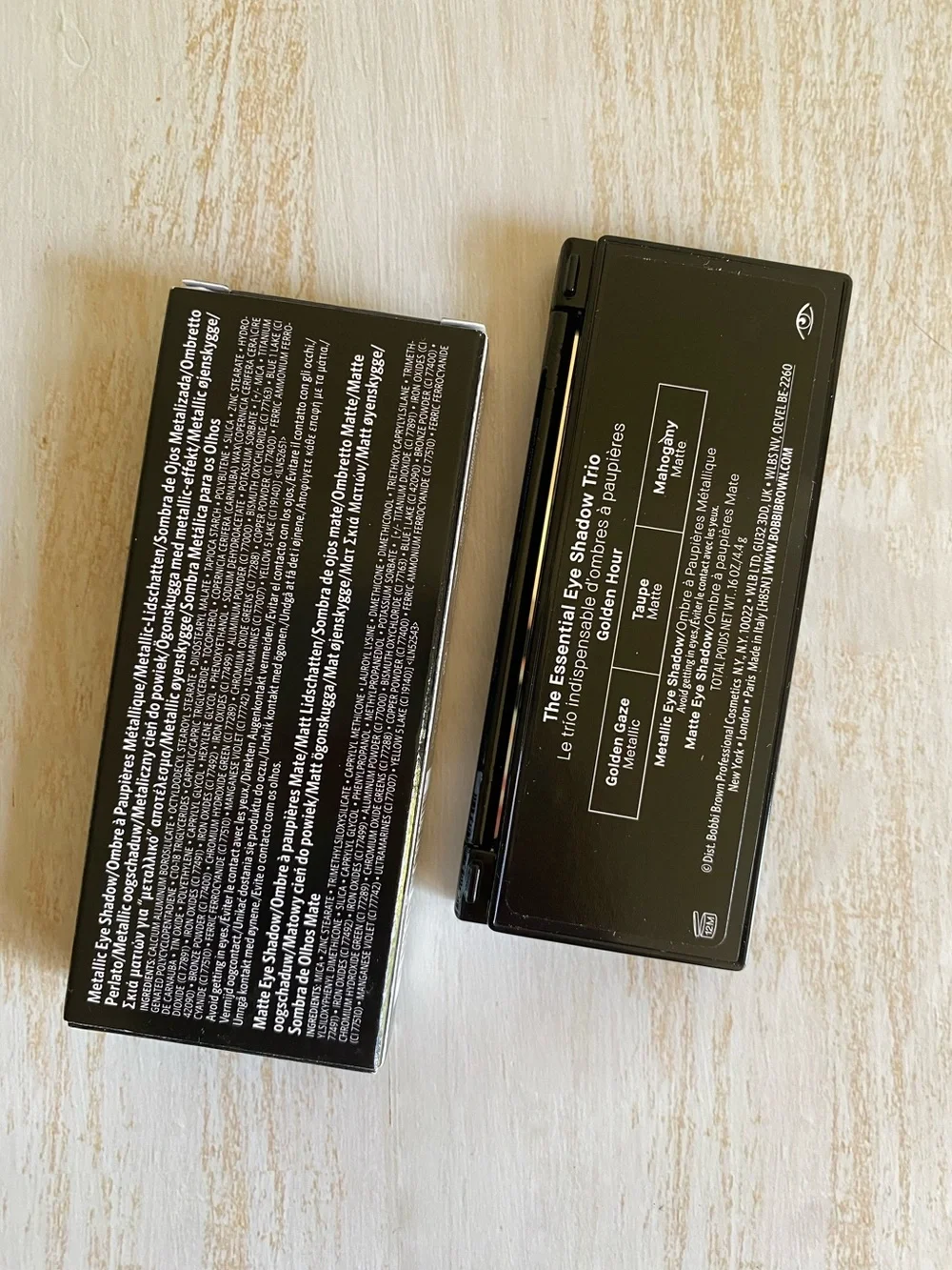 Golden Hour ~ Bobbi Brown The Essential Eye Shadow Trio Palette, Full Size